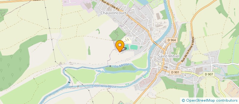 localisation de l'entreprise ECOMOBILITE MEUSE à SAINT-MIHIEL