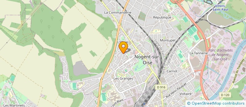 localisation de l'entreprise ECOMOBIZ à NOGENT-SUR-OISE