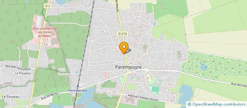 localisation de l'entreprise ECOMODUL à PAREMPUYRE