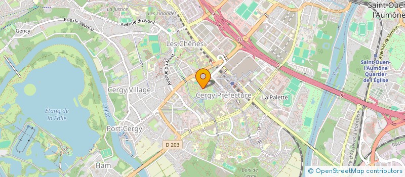 localisation de l'entreprise ECOMOOVE  CERGY