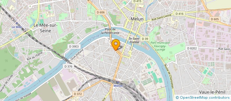 localisation de l'entreprise ECOMPTABLE.COM à MELUN