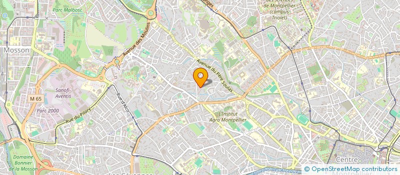 localisation de l'entreprise ECOMPULSE à MONTPELLIER