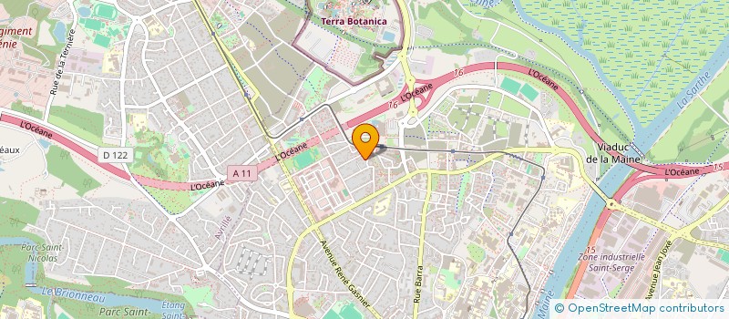 localisation de l'entreprise ECOMQUALITY à ANGERS