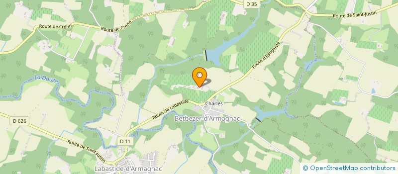 localisation de l'entreprise ECOMUSEE DE L ARMAGNAC  LABASTIDE D'ARMAGNAC
