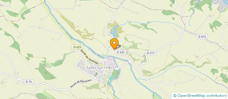 localisation de l'entreprise ECOMYCROBIO11  SALLES-SUR-L'HERS