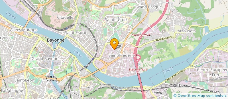 localisation de l'entreprise ECON'HOME à BAYONNE
