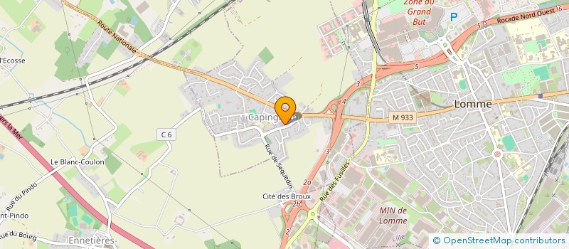 localisation de l'entreprise ECON'HOMIA CONSTRUCTION à LILLE