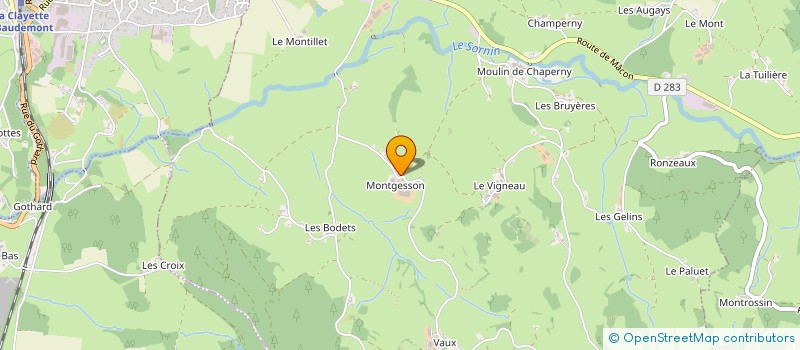 localisation de l'entreprise ECONAT à VARENNES-SOUS-DUN