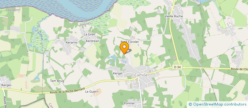 localisation de l'entreprise ECONAT  CAMOEL