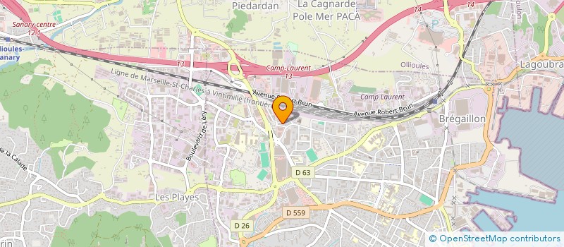 localisation de l'entreprise ECONAUTO  LA SEYNE SUR MER