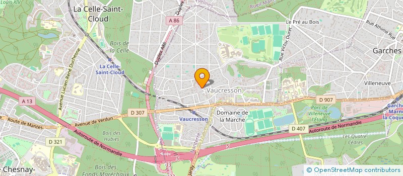 localisation de l'entreprise ECONE à VAUCRESSON
