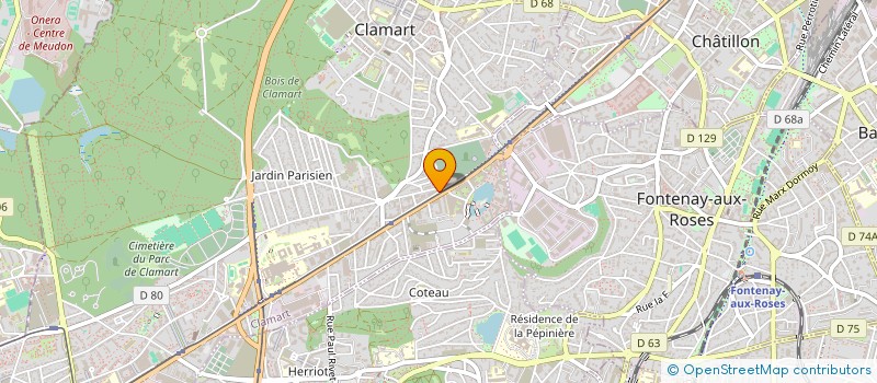 localisation de l'entreprise ECONEM MEA à CLAMART