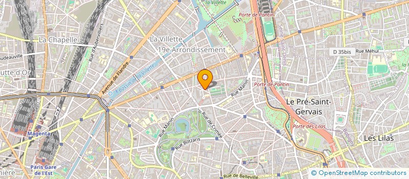 localisation de l'entreprise ECONERBAT  PARIS