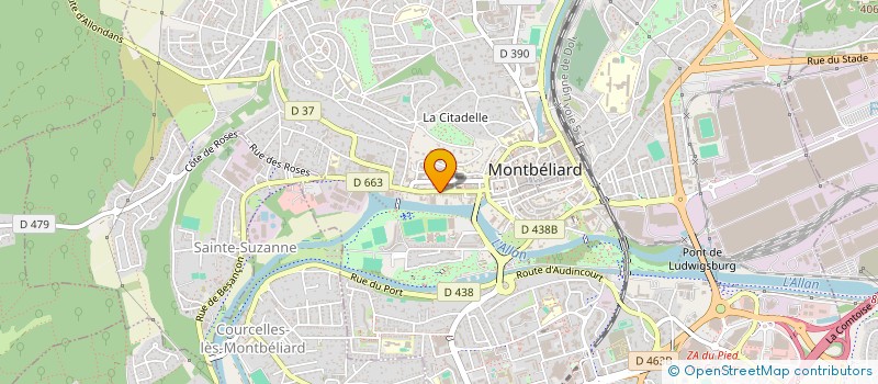 localisation de l'entreprise ECONERGIE COMTOISE à MONTBELIARD