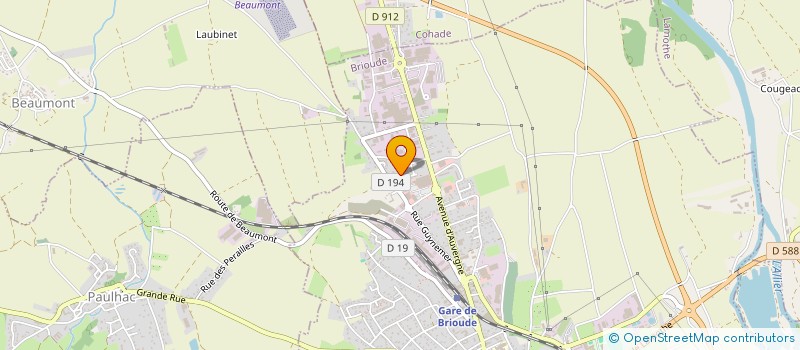 localisation de l'entreprise ECONERGIE SERVICE CONSEIL à BRIOUDE