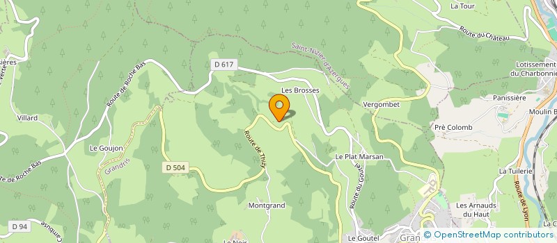 localisation de l'entreprise ECONERGIE SERVICES  POULE-LES-ECHARMEAUX