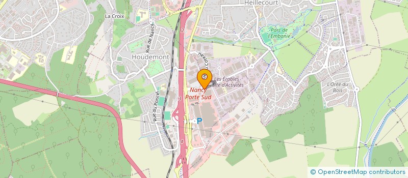 localisation de l'entreprise ECONERGIES  HOUDEMONT