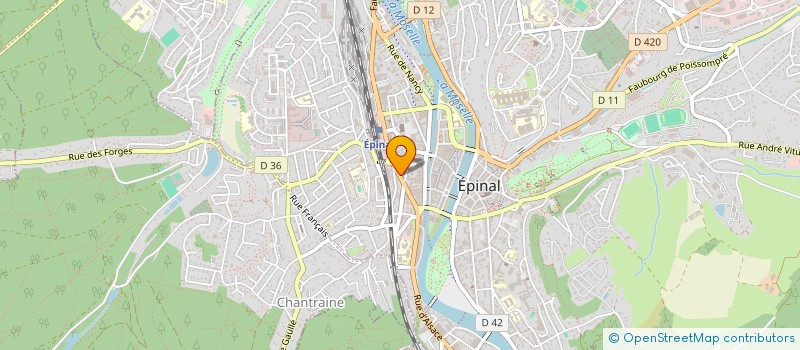 localisation de l'entreprise ECONERGY à EPINAL