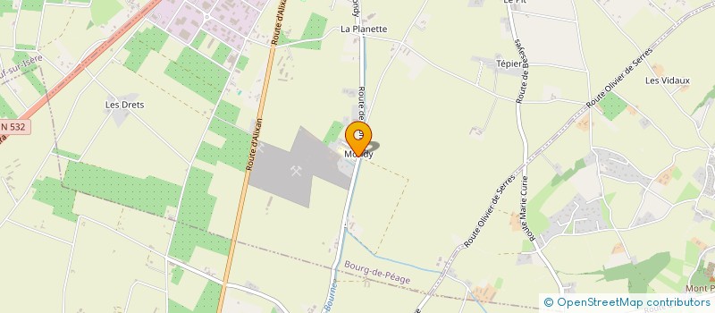 localisation de l'entreprise ECONESIA  BOURG-DE-PEAGE