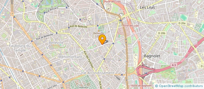 localisation de l'entreprise ECONET  PARIS