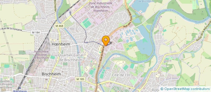 localisation de l'entreprise ECONET+  SCHILTIGHEIM