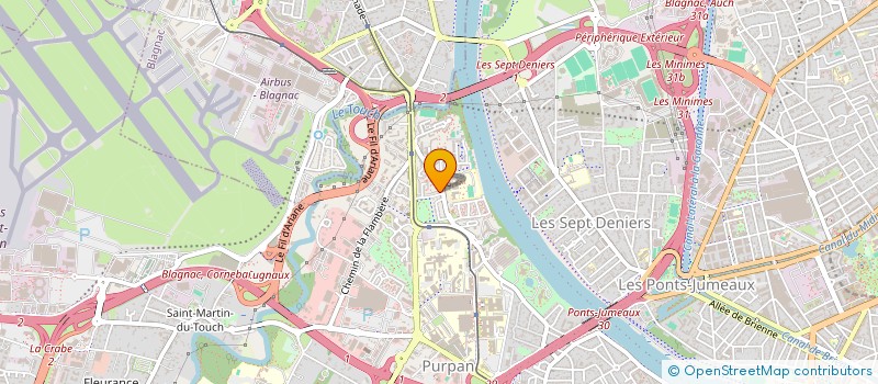 localisation de l'entreprise ECONET à TOULOUSE