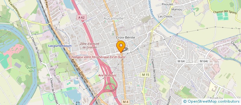 localisation de l'entreprise ECONET NETTOYAGE à AUCAMVILLE