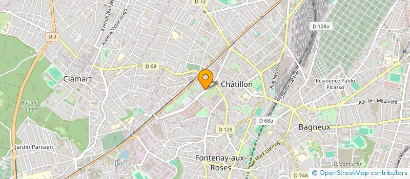 localisation de l'entreprise ECONET PLUS SERVICES à CHATILLON