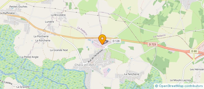 localisation de l'entreprise ECONET SERVICES OCEAN  CHEIX-EN-RETZ