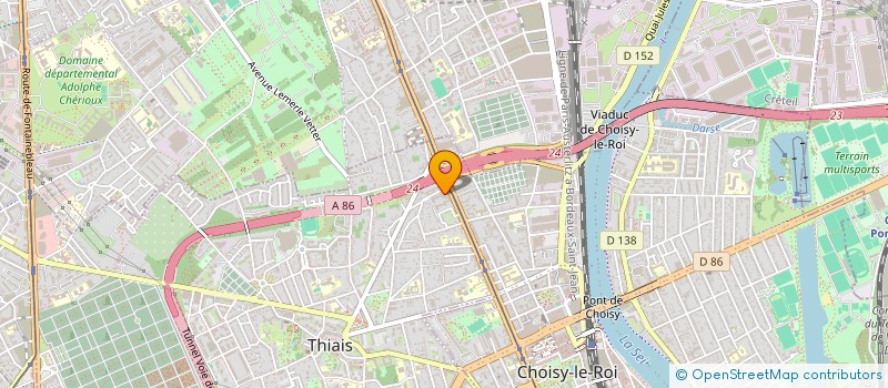 localisation de l'entreprise ECONET SOLUTION  THIAIS