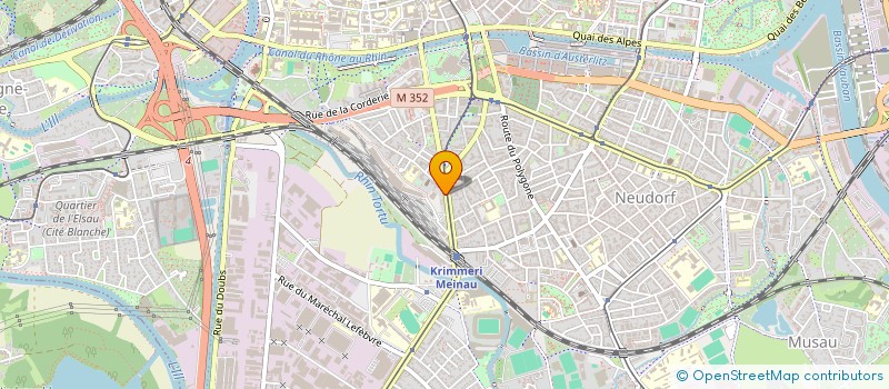 localisation de l'entreprise ECONO'CLOPE DEVELOPPEMENT à STRASBOURG