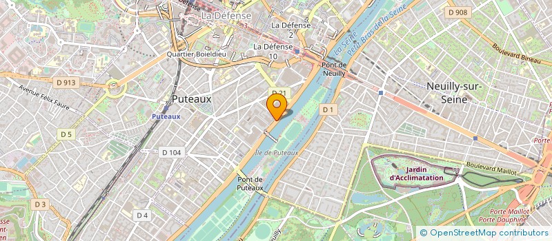localisation de l'entreprise ECONOCOM FRANCE à PUTEAUX