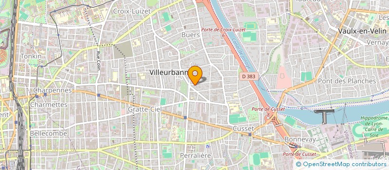 localisation de l'entreprise ECONOGIQUE  VILLEURBANNE