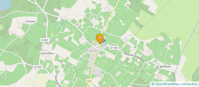 localisation de l'entreprise ECONOHOME  BEGADAN