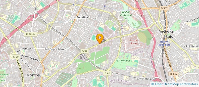localisation de l'entreprise ECONOLEC à MONTREUIL