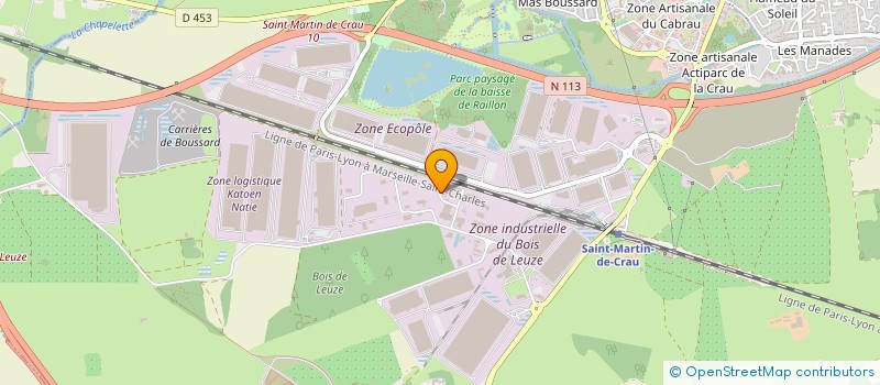 localisation de l'entreprise ECONOLOGY à SAINT-MARTIN-DE-CRAU
