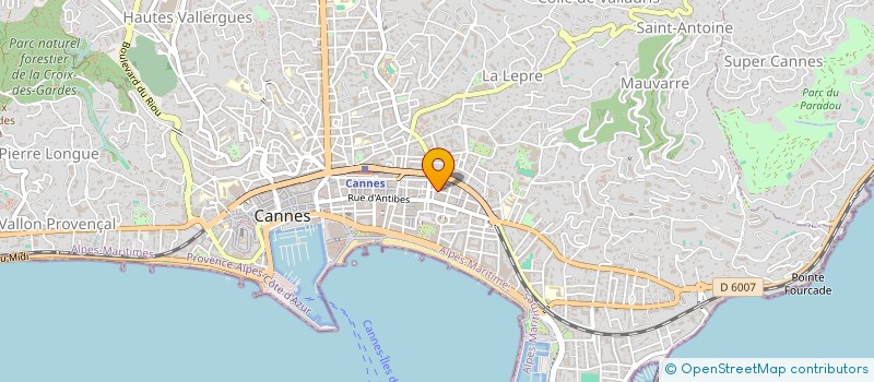 localisation de l'entreprise ECONOM à CANNES