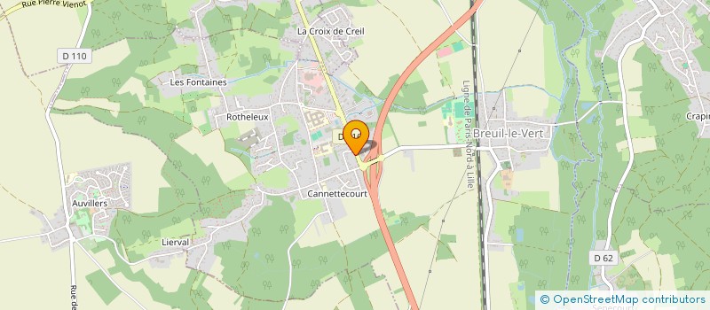 localisation de l'entreprise ECONOM'FERMETURES  BREUIL-LE-VERT