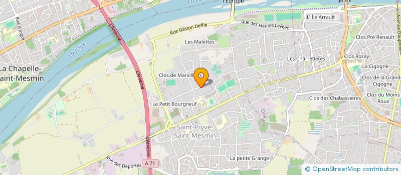 localisation de l'entreprise ECONOMABITAT à SAINT-PRYVE-SAINT-MESMIN