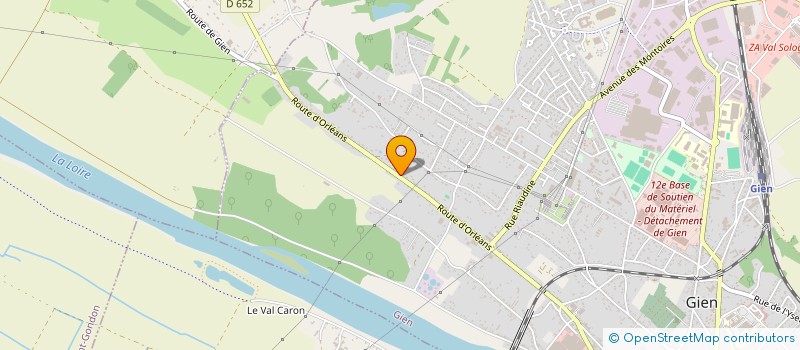 localisation de l'entreprise ECONOMARKET à GIEN