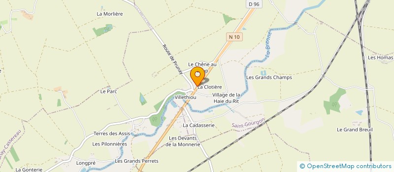 localisation de l'entreprise ECONOME AUTO  HUISSEAU-EN-BEAUCE