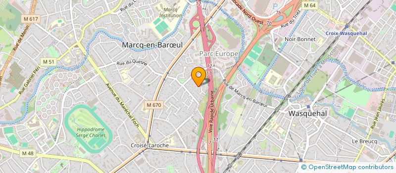 localisation de l'entreprise ECONOMIDO à MARCQ-EN-BARŒUL