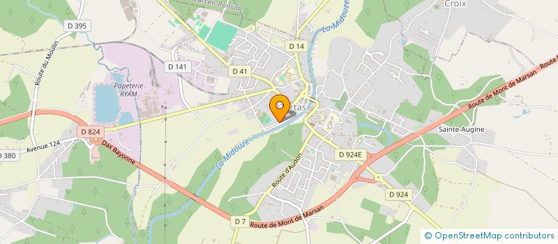 localisation de l'entreprise ECONOMIE CONFORT SUD AQUITAINE à TARTAS