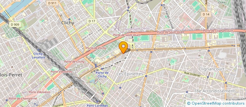 localisation de l'entreprise ECONOMIE D'ENERGIE à SAINT-OUEN-SUR-SEINE