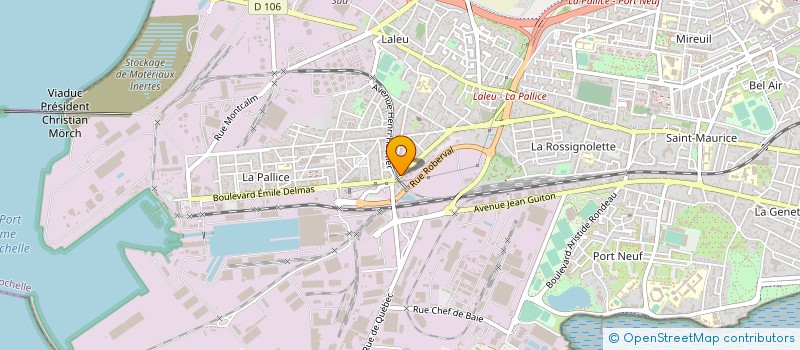 localisation de l'entreprise ECONOMIE DE LA CONSTRUCTION ET COORDINATION DE TRAVAUX  LA ROCHELLE