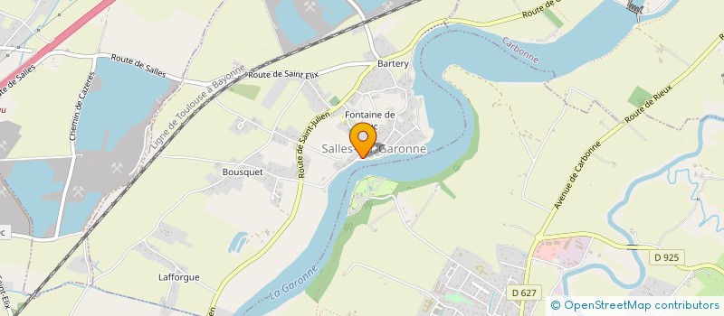 localisation de l'entreprise ECONOMIE DE LA CONSTRUCTION, METRES, PLANS à SALLES-SUR-GARONNE