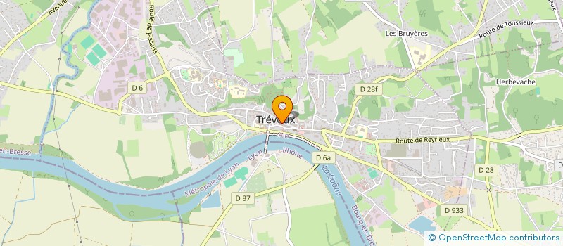 localisation de l'entreprise ECONOMIE ET COMMERCE DE TREVOUX à TREVOUX