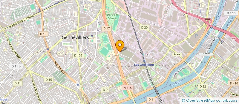localisation de l'entreprise ECONOMIE ET SERVICE à GENNEVILLIERS
