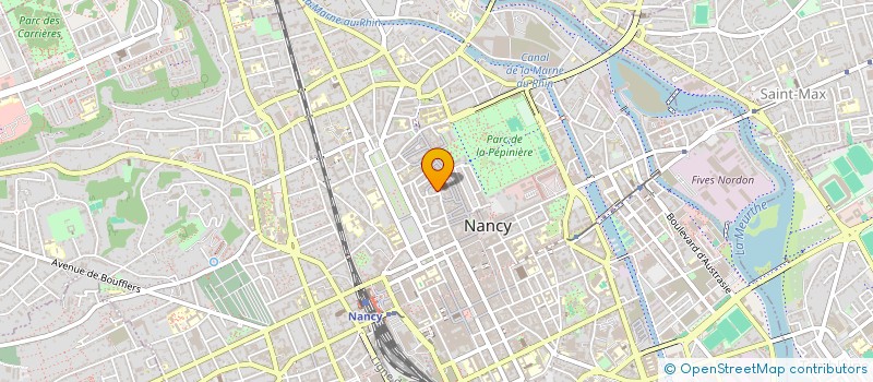 localisation de l'entreprise ECONOMIE ET TECHNIQUE DE LA CONSTRUCTION à NANCY