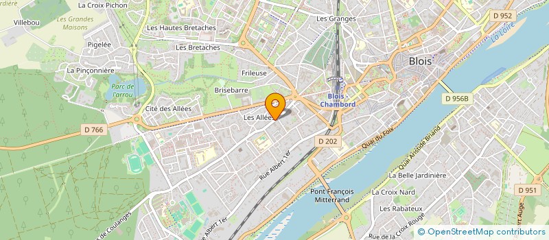 localisation de l'entreprise ECONOMIE ET TECHNIQUES DE CONSTRUCTION à BLOIS